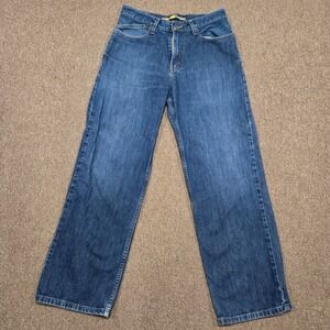 Levi's SilverTab Jeans Low Loose Mens 31x32 (31x30) Blue Denim Relaxed Wide Leg